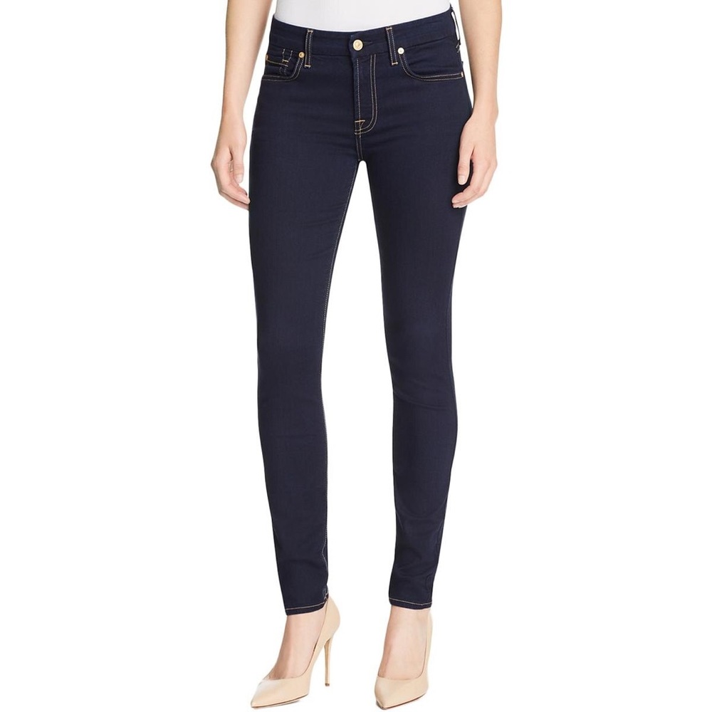 ◾️7 For All Mankind ◾️ Dark Wash Skinny Jeans.